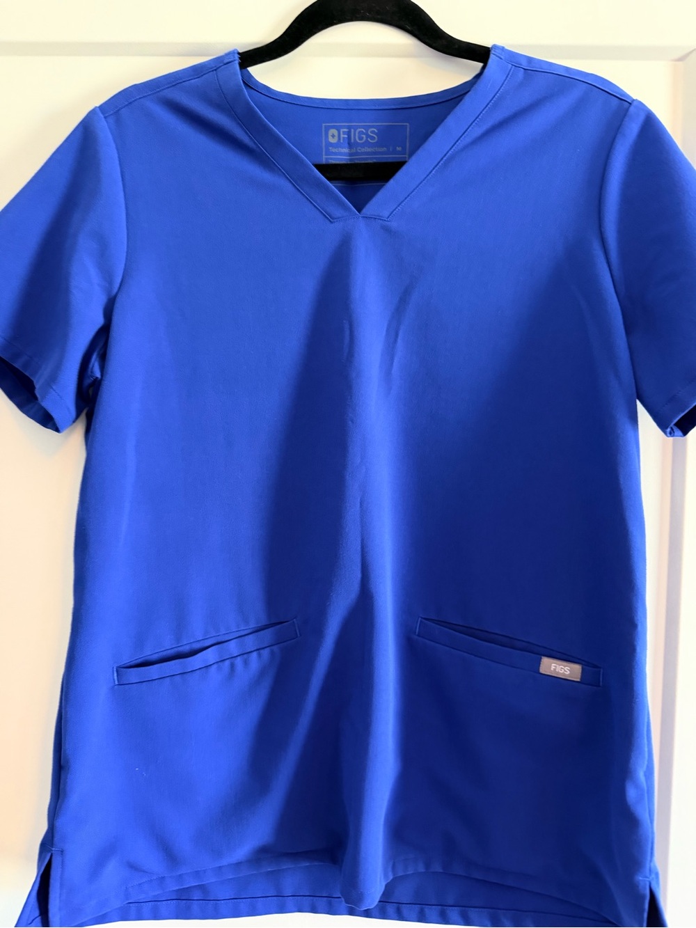 Figs Casma Royal Blue Scrub Top